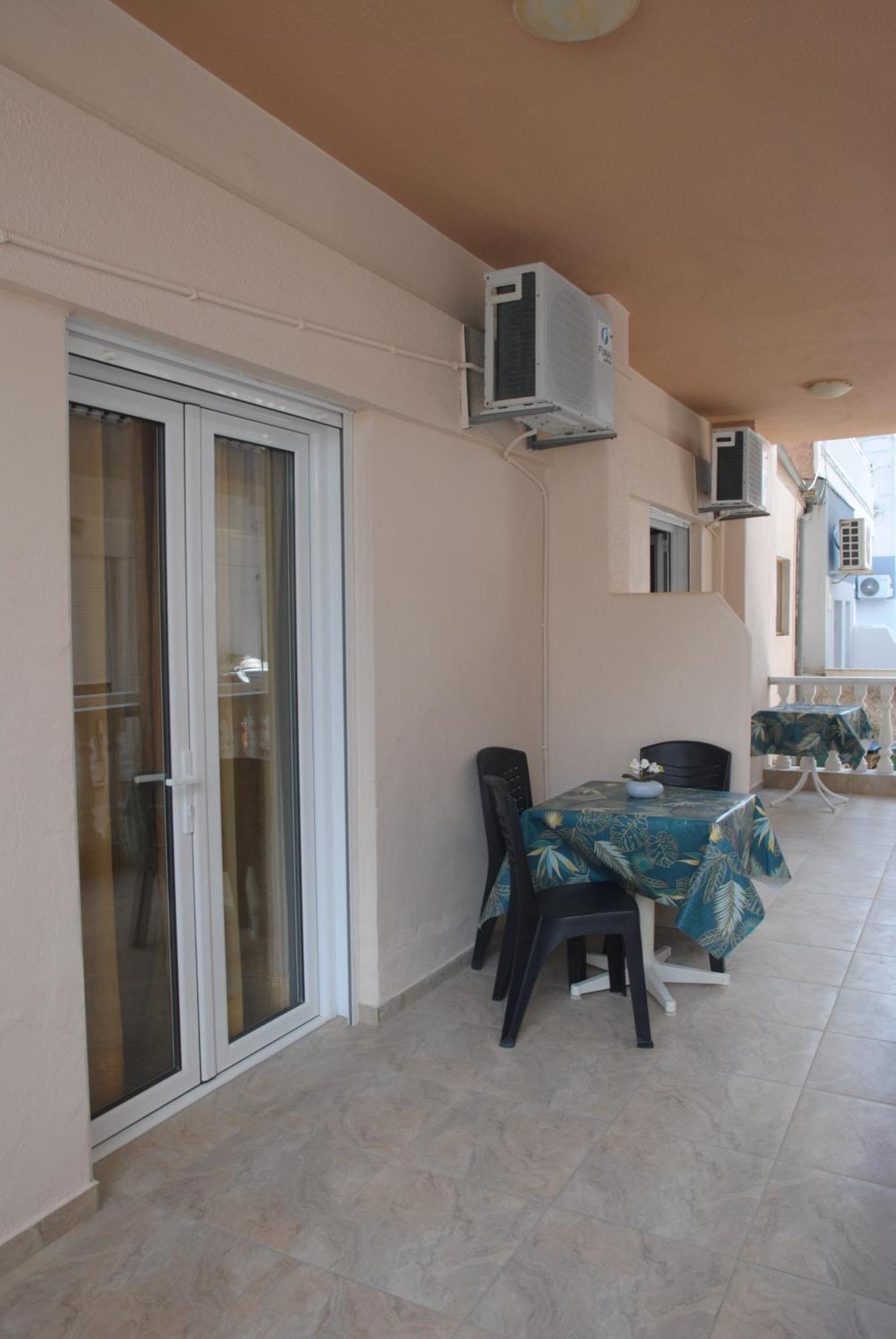 Light Blue Paralia Apartments Exterior photo